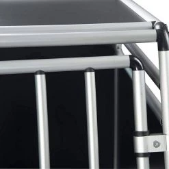 EUGAD Tiertransportbox, Hundetransportbox Alu Hundebox Reisebox Autobox für Husky Samojede Weimaraner Labrador Golden Retriever 90 x 65 x 69 cm XXL Schwarz Grau 32 EUGAD Tiertransportbox, Hundetransportbox Alu Hundebox Reisebox Autobox für Husky Samojede Weimaraner Labrador Golden Retriever 90 x 65 x 69 cm XXL Schwarz Grau -Eugad Möbel Einkaufen 00944911 0562 5104 a7bd 3e7c84fd33a2