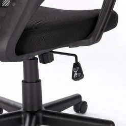 EUGAD Chefsessel (1 Stück), Bürostuhl mit Netz-Design-Sitzkissen Wippfunktion, Mesh, Schwarz Grau -Eugad Möbel Einkaufen 013583cd 49d5 5d52 bc05 94616445ac16