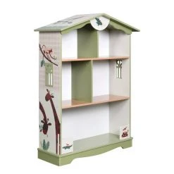 EUGAD Bücherregal, 1-tlg., Kinderregal Aufbewahrungsregal mit 5 Fächern, Zoomotive Spielzeug-Organizer für Kinderzimmer -Eugad Möbel Einkaufen 026fd667 e031 4ab3 8da0 2449832529ab