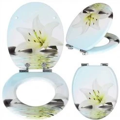 EUGAD WC-Sitz (1-St), Toilettensitz, WC Sitz mit Absenkautomatik, MDF, Holz, Softclose Scharnier Grüne Blätter, Holzfarbe, Lilie, Seestern, Seestern Am Strand, Seestern Sonnenuntergang, Stone, Lila Blume und Stones 62 EUGAD WC-Sitz (1-St), Toilettensitz, WC Sitz mit Absenkautomatik, MDF, Holz, Softclose Scharnier Grüne Blätter, Holzfarbe, Lilie, Seestern, Seestern Am Strand, Seestern Sonnenuntergang, Stone, Lila Blume und Stones -Eugad Möbel Einkaufen 02c25f07 62cb 4ddb a907 d9360d606a3e