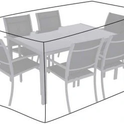 EUGAD Gartenmöbel-Schutzhülle, Abdeckhaube für Tisch Stuhl Gewebeplane Plane Hülle 600D Oxford Wasserdicht Anthrazit 193x136x88cm(LxBxH) -Eugad Möbel Einkaufen 0366d1a9 c3ef 5bf2 a92d ff0ea0c2a8ee