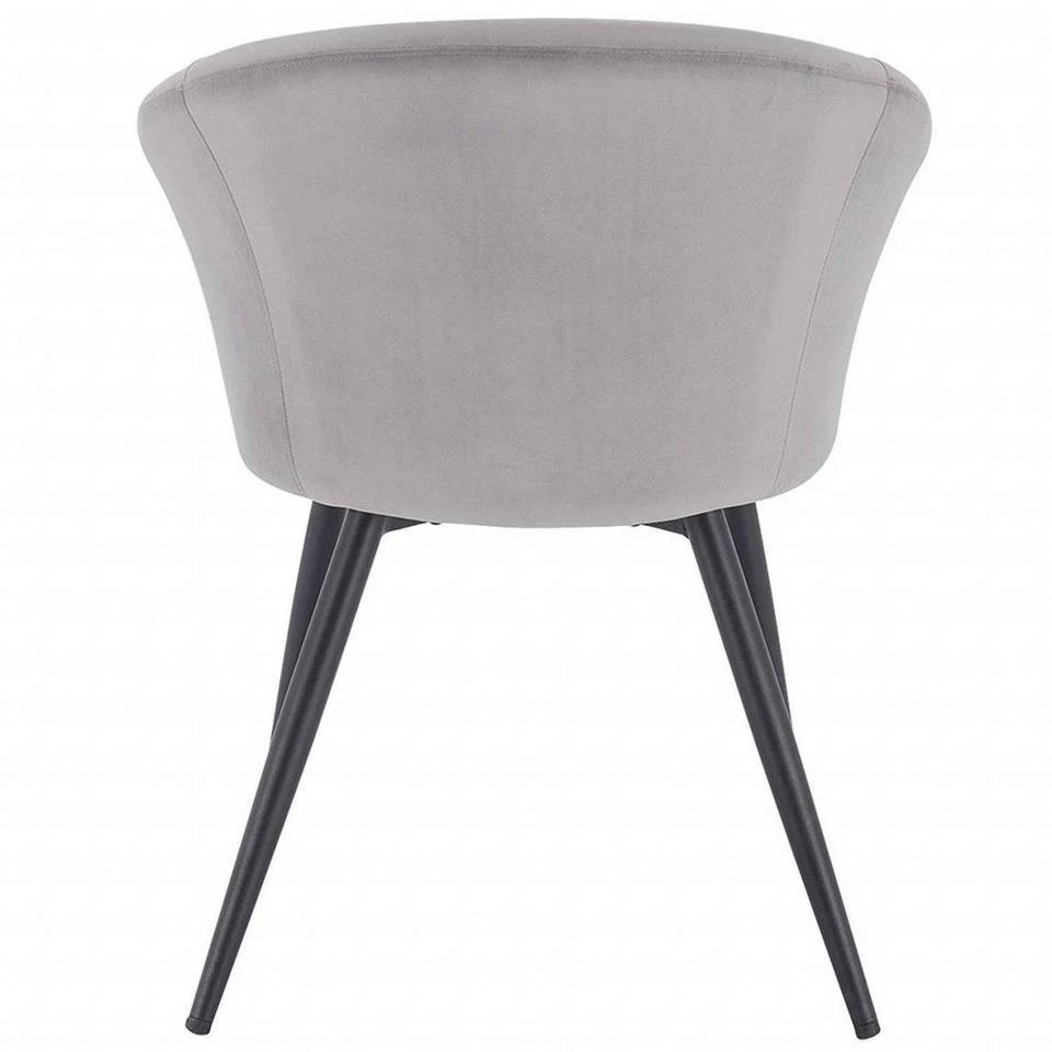 EUGAD Esszimmerstuhl, mit Armlehne, Retro Design, Samt, Metall Dunkelgrau Hellgrau, Schwarz 19 EUGAD Esszimmerstuhl, mit Armlehne, Retro Design, Samt, Metall Dunkelgrau Hellgrau, Schwarz – Bild 19