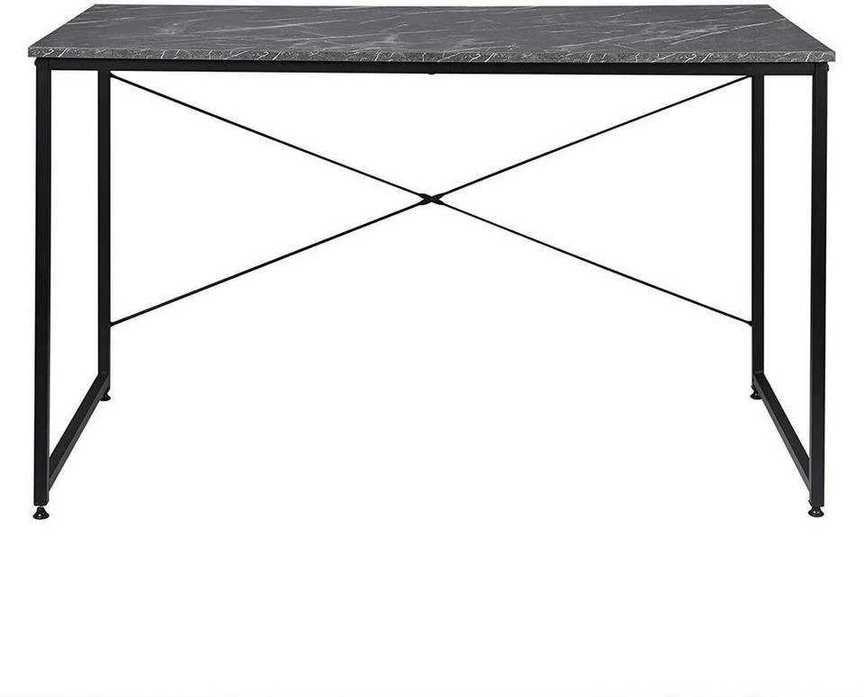 EUGAD Schreibtisch, mit Bücherregal 120x60x70 cm Schwarz Marmor Holz Vintage 5 EUGAD Schreibtisch, mit Bücherregal 120x60x70 cm Schwarz Marmor Holz Vintage – Bild 5