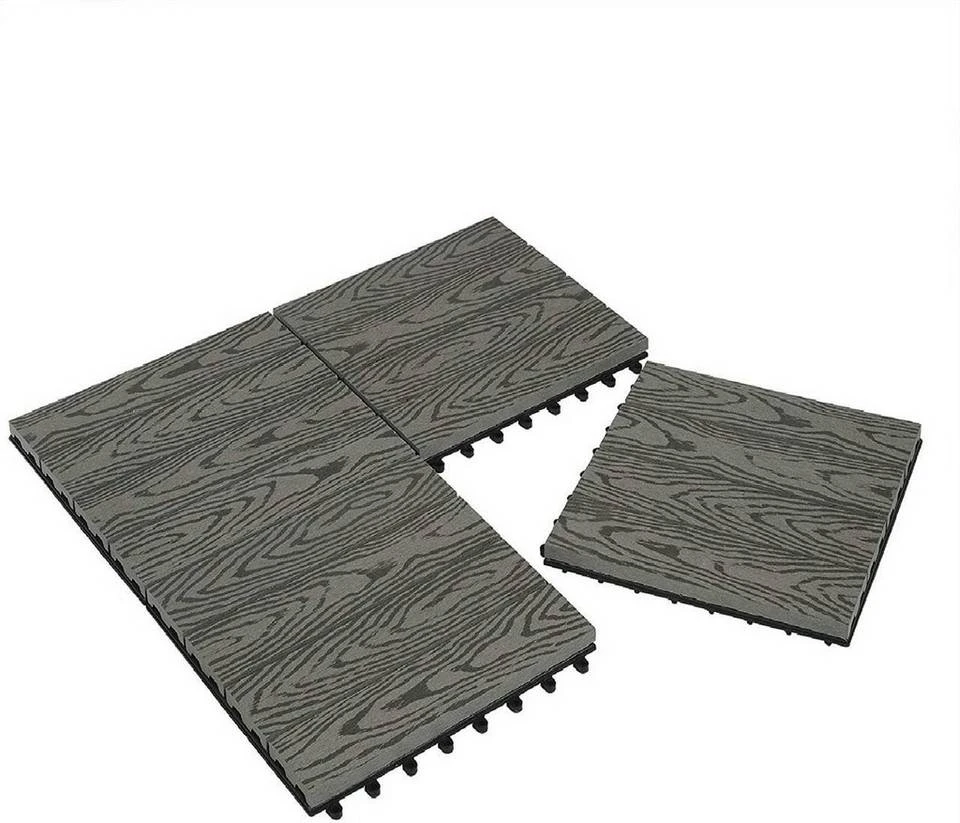 EUGAD WPC-Fliesen, WPC Fliesen Klickfliesen in Holzoptik 22 Stücke für 2m² Hellgrau Anthrazit, Braun, Coffee 1 EUGAD WPC-Fliesen, WPC Fliesen Klickfliesen in Holzoptik 22 Stücke für 2m² Hellgrau Anthrazit, Braun, Coffee