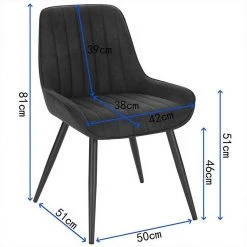 EUGAD Esszimmerstuhl, Polsterstuhl 2er-Set,Sitzfläche aus Stoffbezug Anthrazit, Dunkelbraun, Dunkelgrau 35 EUGAD Esszimmerstuhl, Polsterstuhl 2er-Set,Sitzfläche aus Stoffbezug Anthrazit, Dunkelbraun, Dunkelgrau -Eugad Möbel Einkaufen 0eb743de 094e 5812 a5ab 26593d921e76