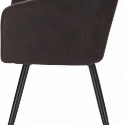 EUGAD 4-Fußstuhl, 6er-Set Esszimmerstuhl Polsterstuhl aus Stoffbezug Grau Dunkelbraun -Eugad Möbel Einkaufen 0feba206 292d 5c79 b436 7d28090c7c99