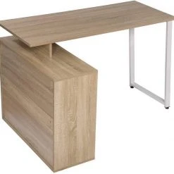 EUGAD Schreibtisch, mit Ablagen Holz 116x75x80cm Dunkelbuche Helleiche, Weiß 31 EUGAD Schreibtisch, mit Ablagen Holz 116x75x80cm Dunkelbuche Helleiche, Weiß -Eugad Möbel Einkaufen 13b00ecd 9e5d 5943 b803 42a3673c0b7e