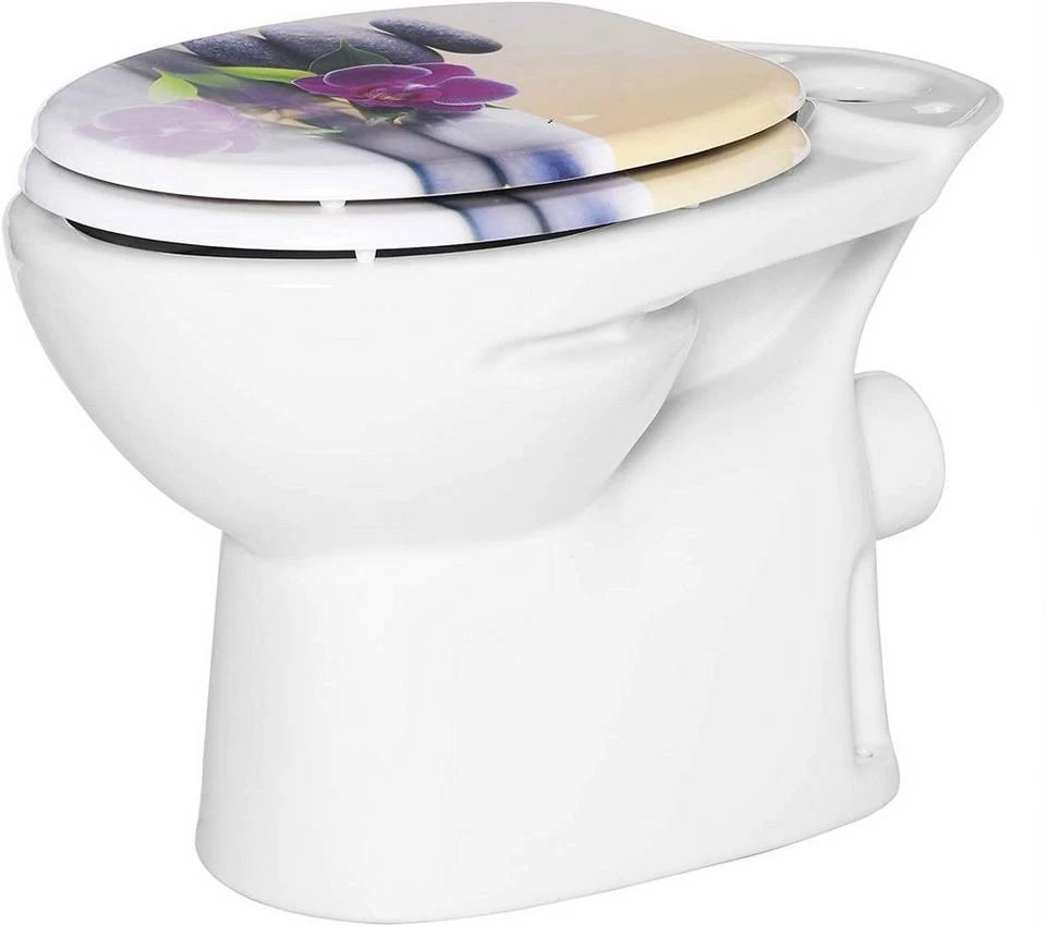 EUGAD WC-Sitz (1-St), Toilettensitz, WC Sitz mit Absenkautomatik, MDF, Holz, Softclose Scharnier Grüne Blätter, Holzfarbe, Lilie, Seestern, Seestern Am Strand, Seestern Sonnenuntergang, Stone, Lila Blume und Stones 28 EUGAD WC-Sitz (1-St), Toilettensitz, WC Sitz mit Absenkautomatik, MDF, Holz, Softclose Scharnier Grüne Blätter, Holzfarbe, Lilie, Seestern, Seestern Am Strand, Seestern Sonnenuntergang, Stone, Lila Blume und Stones – Bild 28