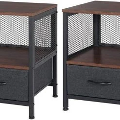 EUGAD Nachttisch (1-St), Nachtkommode mit Ablagen und Schubladen, Beistelltisch für Wohnzimmer, Nachtschrank für Schlafzimmer industrieller Stil, 40x52x36cm 13 EUGAD Nachttisch (1-St), Nachtkommode mit Ablagen und Schubladen, Beistelltisch für Wohnzimmer, Nachtschrank für Schlafzimmer industrieller Stil, 40x52x36cm -Eugad Möbel Einkaufen 160a56f2 b60f 403b b2d9 e0022d12b4de