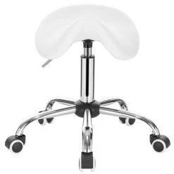 EUGAD Drehstuhl (1 Stück), Sattelhocker gepolstert höhenverstellbar aus Kunstleder Grau Schwarz, Wei&szlig; -Eugad Möbel Einkaufen 16af4ea6 a254 56db ab21 a0b887e6a8d9