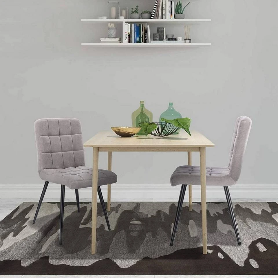 EUGAD Esszimmerstuhl (2 Stück), Polsterstuhl Wohnzimmerstuhl Samtstuhl Sessel mit Rückenlehne, Metallbeine, Sitzfläche aus Samt, Dunkelgrün Blau, Creme, Dunkelgrau, Dunkelgrün, Hellgrau, Rosa 21 EUGAD Esszimmerstuhl (2 Stück), Polsterstuhl Wohnzimmerstuhl Samtstuhl Sessel mit Rückenlehne, Metallbeine, Sitzfläche aus Samt, Dunkelgrün Blau, Creme, Dunkelgrau, Dunkelgrün, Hellgrau, Rosa – Bild 21