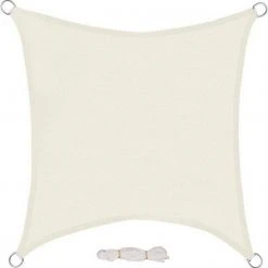 EUGAD Sonnensegel »0207ZYF«, Sonnenschutz 200g/m² HDPE Wetterschutz Creme -Eugad Möbel Einkaufen 175709e2 f0b3 59f1 8d25 dd261230f1dd