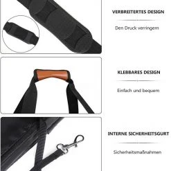 EUGAD Tiertransporttasche bis 8,00 kg, Katzentragetasche Hundetragetasche Schultertasche Haustiertasche Faltbare Transporttasche Reisetasche Traglast Oxford mit Schultergurt Grau 45x30x35cm -Eugad Möbel Einkaufen 18c26661 ddcc 4689 ba64 f5091c3f2e6e