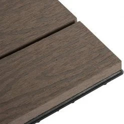 EUGAD WPC-Fliesen, WPC Fliesen Klickfliesen in Holzoptik 11 Stücke für 1m² Grau Anthrazit, Braun, Coffee, Hellgrau -Eugad Möbel Einkaufen 1a263383 27f6 56b8 98f5 1b0da05f9730