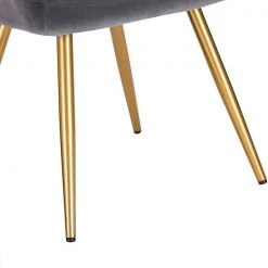 EUGAD Esszimmerstuhl (1 Stück), Wohnzimmerstuhl aus Samt Polsterstuhl mit Armlehnen und Rückenlehne, Gestell aus Metall mit goldenen Beine Dunkelgrau Schwarz 17 EUGAD Esszimmerstuhl (1 Stück), Wohnzimmerstuhl aus Samt Polsterstuhl mit Armlehnen und Rückenlehne, Gestell aus Metall mit goldenen Beine Dunkelgrau Schwarz -Eugad Möbel Einkaufen 1b046c99 7197 48d7 9e86 00523a93329f