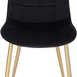 EUGAD Esszimmerstuhl, 4er-Set Küchenstühle Wohnzimmerstuhl mit Rückenlehne, Samt Sitzfläche, Gold Beine Grau Dunkelgrün, Rosa, Schwarz 47 EUGAD Esszimmerstuhl, 4er-Set Küchenstühle Wohnzimmerstuhl mit Rückenlehne, Samt Sitzfläche, Gold Beine Grau Dunkelgrün, Rosa, Schwarz -Eugad Möbel Einkaufen 1b880c91 b13f 5848 8d02 56899eb70aec