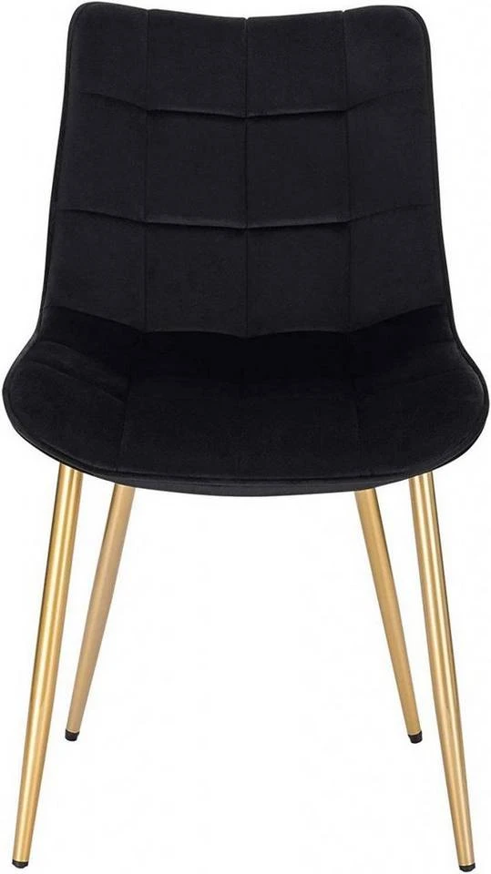 EUGAD Esszimmerstuhl, 4er-Set Küchenstühle Wohnzimmerstuhl mit Rückenlehne, Samt Sitzfläche, Gold Beine Grau Dunkelgrün, Rosa, Schwarz 13 EUGAD Esszimmerstuhl, 4er-Set Küchenstühle Wohnzimmerstuhl mit Rückenlehne, Samt Sitzfläche, Gold Beine Grau Dunkelgrün, Rosa, Schwarz – Bild 13