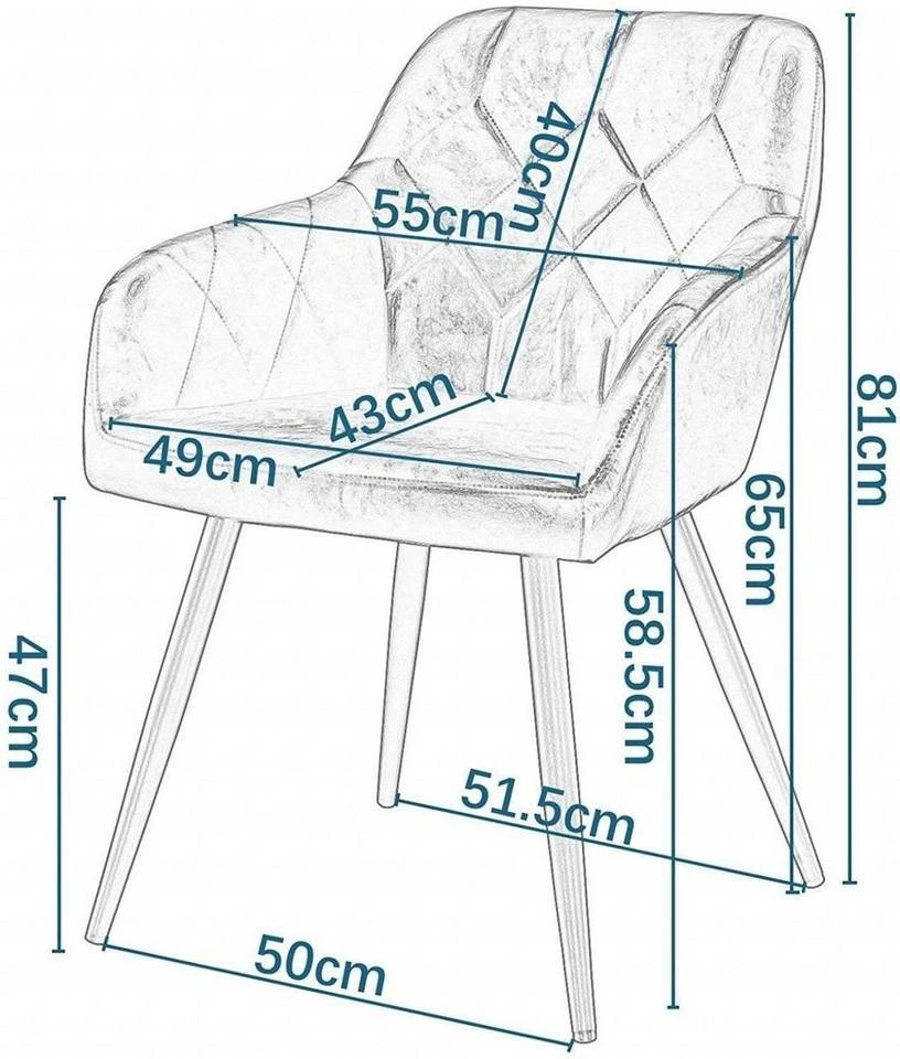 EUGAD Esszimmerstuhl, 6er-Set Esszimmerstuhl aus Kunstleder Metallbeine Schwarz Dunkelbraun 11 EUGAD Esszimmerstuhl, 6er-Set Esszimmerstuhl aus Kunstleder Metallbeine Schwarz Dunkelbraun – Bild 11