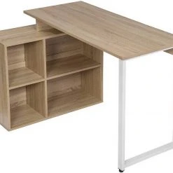 EUGAD Schreibtisch, mit Ablagen Holz 116x75x80cm Dunkelbuche Helleiche, Weiß 27 EUGAD Schreibtisch, mit Ablagen Holz 116x75x80cm Dunkelbuche Helleiche, Weiß -Eugad Möbel Einkaufen 1d965230 ac11 5205 bd9a 45fafde9bc3b