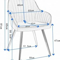 EUGAD Polsterstuhl (Set, 1 Stück), Esszimmerstuhl Küchenstuhl Samt, mit goldener Metallbeinen Blau, Bordeaux, Dunkelgrau, Dunkelgrün, Hellgrau, Rosa, Schwarz 77 EUGAD Polsterstuhl (Set, 1 Stück), Esszimmerstuhl Küchenstuhl Samt, mit goldener Metallbeinen Blau, Bordeaux, Dunkelgrau, Dunkelgrün, Hellgrau, Rosa, Schwarz -Eugad Möbel Einkaufen 1dc57a31 f334 5788 b6ae bd3ef95c8178