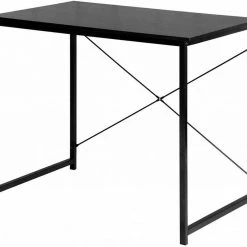 EUGAD Schreibtisch, Computertisch Esstisch Holz Stahl 80x60x70 cm Holz Vintage+schwarz Hell Eiche+schwarz, Hell Eiche+wei&szlig;, Marmor+schwarz -Eugad Möbel Einkaufen 1e9efa80 428b 51ba acf1 3af8ee3e3863