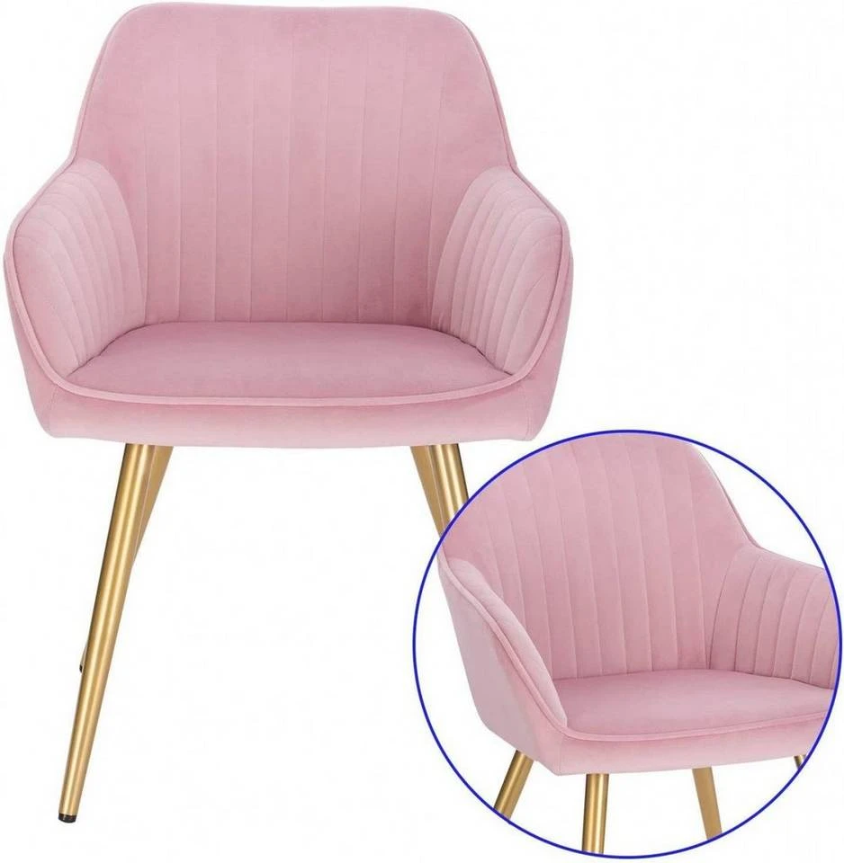 EUGAD Polsterstuhl (Set, 1 Stück), Esszimmerstuhl Küchenstuhl Samt, mit goldener Metallbeinen Blau, Bordeaux, Dunkelgrau, Dunkelgrün, Hellgrau, Rosa, Schwarz 45 EUGAD Polsterstuhl (Set, 1 Stück), Esszimmerstuhl Küchenstuhl Samt, mit goldener Metallbeinen Blau, Bordeaux, Dunkelgrau, Dunkelgrün, Hellgrau, Rosa, Schwarz – Bild 45