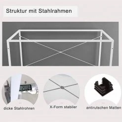 EUGAD Schreibtisch, Computertisch Esstisch Holz Stahl 80x60x70 cm Holz Vintage+schwarz Hell Eiche+schwarz, Hell Eiche+wei&szlig;, Marmor+schwarz -Eugad Möbel Einkaufen 21a55051 8159 57c7 96d8 21e4b0131a4b