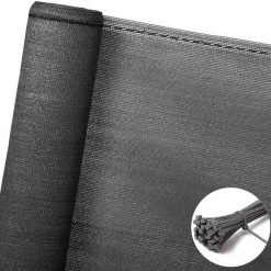 EUGAD Blende, Schattiernetz Zaunblende HDPE Windschutz Anthrazit 180 x 1000 cm -Eugad Möbel Einkaufen 22ec1a1f e9b9 5a4d 9d99 222050a65ef6