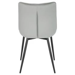 EUGAD Esszimmerstuhl (2 Stück), Küchenstuhl, Polsterstuhl Stuhl,Wohnzimmerstuhl ohne Armlehne, Metallbeine, Samt, Hellgrau Dunkelgrau, Schwarz -Eugad Möbel Einkaufen 23fea12a 51c7 461c 9fdd a13422013a32