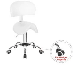 EUGAD Arbeitshocker (1er-Set), Sattelhocker mit Rückenlehne gepolstert höhenverstellbar aus Kunstleder Schwarz Grau, Weiß 45 EUGAD Arbeitshocker (1er-Set), Sattelhocker mit Rückenlehne gepolstert höhenverstellbar aus Kunstleder Schwarz Grau, Weiß -Eugad Möbel Einkaufen 24fcabdf 2e1f 5318 a432 74f8dc6f3692