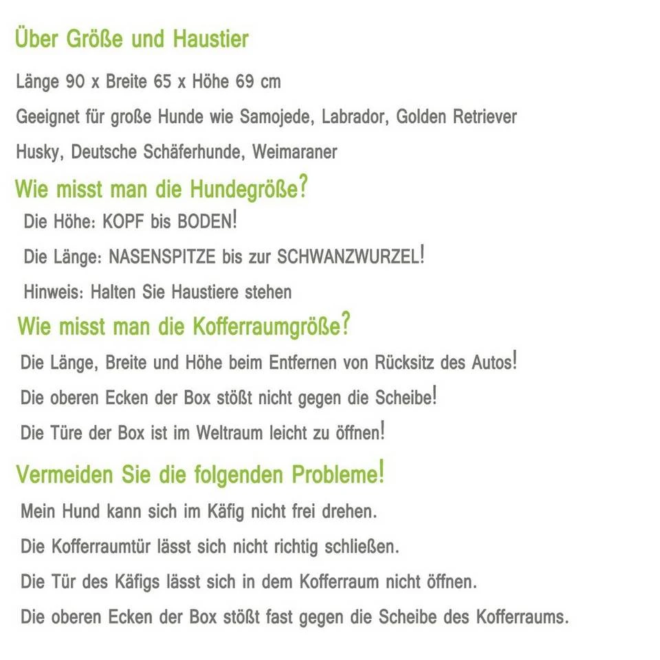 EUGAD Tiertransportbox, Hundetransportbox Alu Hundebox Reisebox Autobox für Husky Samojede Weimaraner Labrador Golden Retriever 90 x 65 x 69 cm XXL Schwarz Grau 2 EUGAD Tiertransportbox, Hundetransportbox Alu Hundebox Reisebox Autobox für Husky Samojede Weimaraner Labrador Golden Retriever 90 x 65 x 69 cm XXL Schwarz Grau – Bild 2