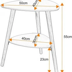 EUGAD Beistelltisch (1-St), Sofatisch Couchtisch Nachttisch Nachtkommode Nachtschrank Kaffeetisch mit 2 Ablagefäche Holzbeine MDF 50x40x55cm Weiß 9 EUGAD Beistelltisch (1-St), Sofatisch Couchtisch Nachttisch Nachtkommode Nachtschrank Kaffeetisch mit 2 Ablagefäche Holzbeine MDF 50x40x55cm Weiß -Eugad Möbel Einkaufen 2734cbe2 26b9 5843 9a59 7fb242788947