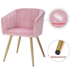 EUGAD Esszimmerstuhl, 2er-Set Esszimmerstuhl Polsterstuhl aus Samt Dunkelgrün Dunkelgrau, Dunkelgr&uuml;n, Rosa, Schwarz -Eugad Möbel Einkaufen 29522036 d96a 4707 ad05 b53e98ec9717