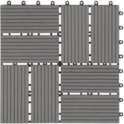 EUGAD WPC-Fliesen, 22 Stück WPC Terrassenfliesen Klickfliesen 30x30cm Coffee Anthrazit, Dunkelgrau, Hellgrau 40 EUGAD WPC-Fliesen, 22 Stück WPC Terrassenfliesen Klickfliesen 30x30cm Coffee Anthrazit, Dunkelgrau, Hellgrau -Eugad Möbel Einkaufen 2a3dba0c 7483 5a6d 865f ebe450dfa5e2