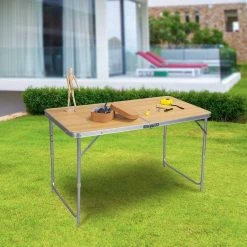 EUGAD Campingtisch, zusammenklappbar Pickniktisch, höhenverstellbar 120x60x55-62-70cm, Tischplatte aus MDF, Grau Eiche, Schwarz, Weiß 25 EUGAD Campingtisch, zusammenklappbar Pickniktisch, höhenverstellbar 120x60x55-62-70cm, Tischplatte aus MDF, Grau Eiche, Schwarz, Weiß -Eugad Möbel Einkaufen 2a8dd718 3ae2 5778 a0cc 92afd177a8f7