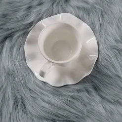 Teppich, EUGAD, Lammfell Schaffell echtes Naturfell Wohnzimmer Bettvorleger Sofa Matte Grau Wei&szlig; -Eugad Möbel Einkaufen 2b197577 10b9 5ea9 83a6 e7cd3811165f