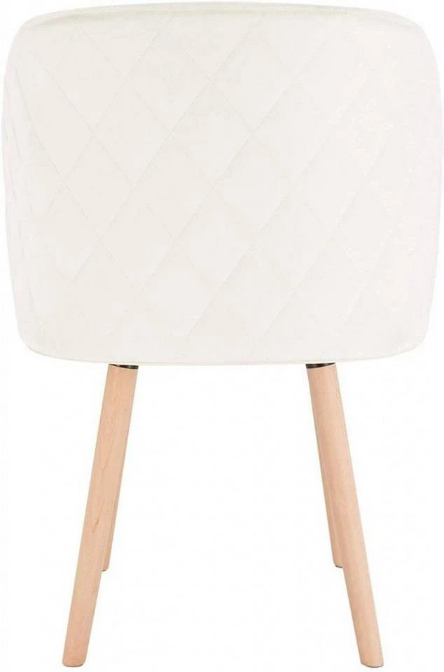 EUGAD Esszimmerstuhl, 6er-Set Esszimmerstuhl Küchenstuhl Samt Massivholz Cremeweiß Cremeweiß, Rosa 5 EUGAD Esszimmerstuhl, 6er-Set Esszimmerstuhl Küchenstuhl Samt Massivholz Cremeweiß Cremeweiß, Rosa – Bild 5