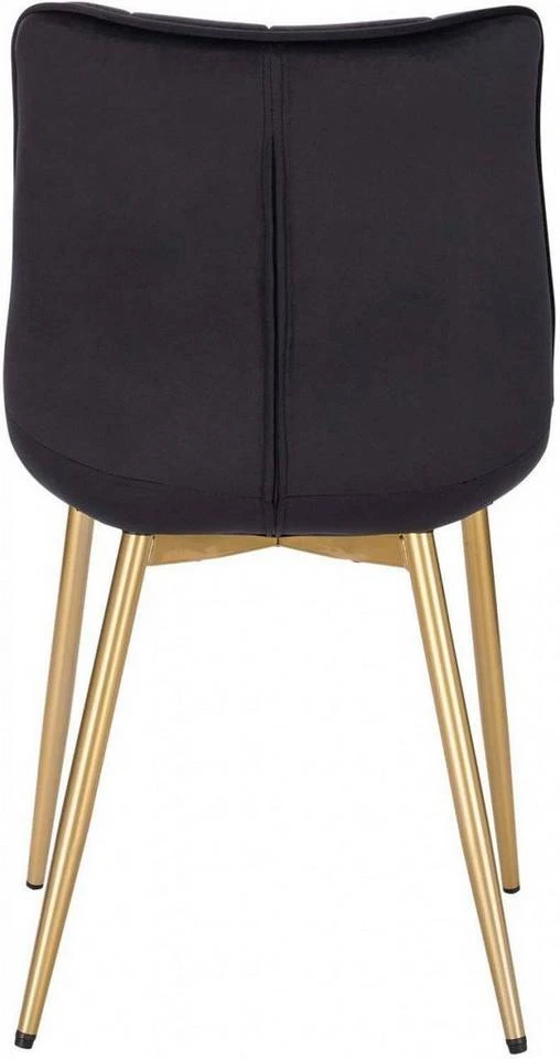 EUGAD Esszimmerstuhl, 4er-Set Küchenstühle Wohnzimmerstuhl mit Rückenlehne, Samt Sitzfläche, Gold Beine Grau Dunkelgrün, Rosa, Schwarz 14 EUGAD Esszimmerstuhl, 4er-Set Küchenstühle Wohnzimmerstuhl mit Rückenlehne, Samt Sitzfläche, Gold Beine Grau Dunkelgrün, Rosa, Schwarz – Bild 14