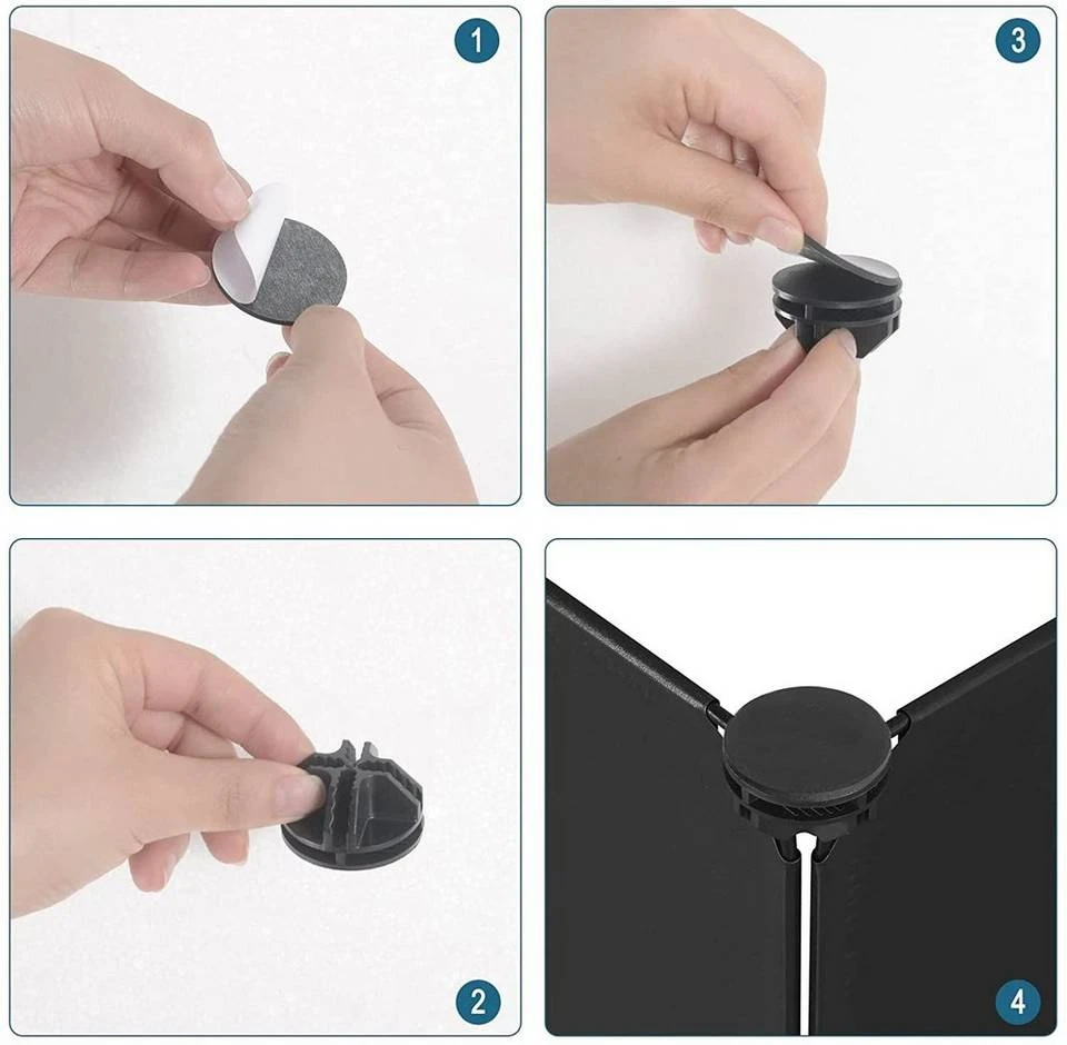 EUGAD Freigehege, Freigehege für Kaninchen Hasen Meerschweinchen Welpenauslauf DIY, 12 Platten 145 x 75 x 46 cm Grau, Schwarz, Transparent, Weiß 6 EUGAD Freigehege, Freigehege für Kaninchen Hasen Meerschweinchen Welpenauslauf DIY, 12 Platten 145 x 75 x 46 cm Grau, Schwarz, Transparent, Weiß – Bild 6