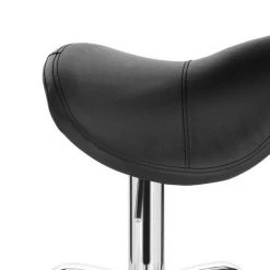 EUGAD Drehstuhl (1 Stück), Sattelhocker gepolstert höhenverstellbar aus Kunstleder Grau Schwarz, Wei&szlig; -Eugad Möbel Einkaufen 2d1cce9e c7fa 54ec b839 1ddf473d48fa