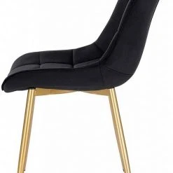 EUGAD Esszimmerstuhl, 4er-Set Küchenstühle Wohnzimmerstuhl mit Rückenlehne, Samt Sitzfläche, Gold Beine Grau Dunkelgrün, Rosa, Schwarz 49 EUGAD Esszimmerstuhl, 4er-Set Küchenstühle Wohnzimmerstuhl mit Rückenlehne, Samt Sitzfläche, Gold Beine Grau Dunkelgrün, Rosa, Schwarz -Eugad Möbel Einkaufen 2dac26a7 a5d4 5152 86cb 28dc76e32474