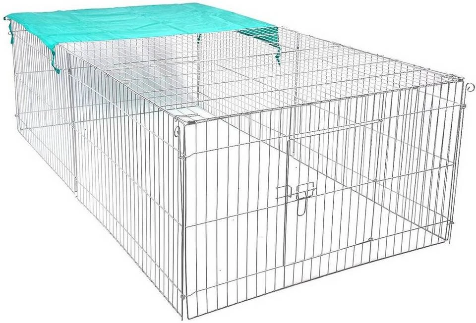 EUGAD Freigehege »0002TSL«, Freilaufgehege mit Sonnenschutz für Kleintiere 1 EUGAD Freigehege »0002TSL«, Freilaufgehege mit Sonnenschutz für Kleintiere