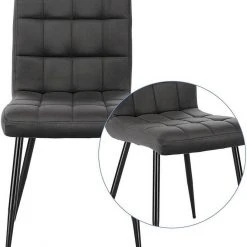 EUGAD Esszimmerstuhl (2 Stück), Polsterstuhl Wohnzimmerstuhl Samtstuhl Sessel mit Rückenlehne, Metallbeine, Sitzfläche aus Samt, Dunkelgrün Blau, Creme, Dunkelgrau, Dunkelgrün, Hellgrau, Rosa 69 EUGAD Esszimmerstuhl (2 Stück), Polsterstuhl Wohnzimmerstuhl Samtstuhl Sessel mit Rückenlehne, Metallbeine, Sitzfläche aus Samt, Dunkelgrün Blau, Creme, Dunkelgrau, Dunkelgrün, Hellgrau, Rosa -Eugad Möbel Einkaufen 2dd0e077 a816 40ab 9184 2768350a0551