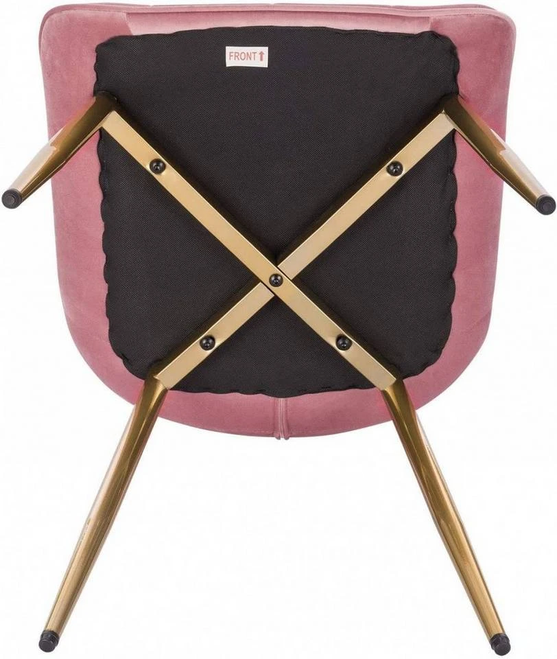 EUGAD Esszimmerstuhl, 4er-Set Küchenstühle Wohnzimmerstuhl mit Rückenlehne, Samt Sitzfläche, Gold Beine Grau Dunkelgrün, Rosa, Schwarz 34 EUGAD Esszimmerstuhl, 4er-Set Küchenstühle Wohnzimmerstuhl mit Rückenlehne, Samt Sitzfläche, Gold Beine Grau Dunkelgrün, Rosa, Schwarz – Bild 34