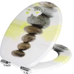 EUGAD WC-Sitz (1-St), Toilettensitz, WC Sitz mit Absenkautomatik, MDF, Holz, Softclose Scharnier Grüne Blätter, Holzfarbe, Lilie, Seestern, Seestern Am Strand, Seestern Sonnenuntergang, Stone, Lila Blume und Stones 82 EUGAD WC-Sitz (1-St), Toilettensitz, WC Sitz mit Absenkautomatik, MDF, Holz, Softclose Scharnier Grüne Blätter, Holzfarbe, Lilie, Seestern, Seestern Am Strand, Seestern Sonnenuntergang, Stone, Lila Blume und Stones -Eugad Möbel Einkaufen 2fec7c83 bd08 40ae a687 edea292c2ba6