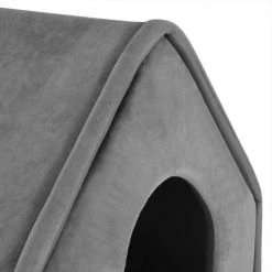 EUGAD Tierhaus, Hundehaus Hundehöhle Katzenhaus Katzenhöhle für Französische Bulldogge Jack Russell Terrier Welpen Grau M -Eugad Möbel Einkaufen 310766f8 07e5 5c77 b0a2 8aca8f51c0eb