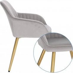 EUGAD Polsterstuhl (Set, 1 Stück), Esszimmerstuhl Küchenstuhl Samt, mit goldener Metallbeinen Blau, Bordeaux, Dunkelgrau, Dunkelgrün, Hellgrau, Rosa, Schwarz 73 EUGAD Polsterstuhl (Set, 1 Stück), Esszimmerstuhl Küchenstuhl Samt, mit goldener Metallbeinen Blau, Bordeaux, Dunkelgrau, Dunkelgrün, Hellgrau, Rosa, Schwarz -Eugad Möbel Einkaufen 317ef607 42b6 55bd 8e30 77b6929d2c9c