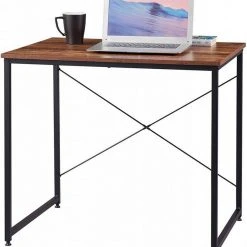 EUGAD Schreibtisch, Computertisch Esstisch Holz Stahl 80x60x70 cm Holz Vintage+schwarz Hell Eiche+schwarz, Hell Eiche+wei&szlig;, Marmor+schwarz -Eugad Möbel Einkaufen 31cc5711 d415 5f67 9893 41add7f12d36