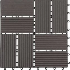 EUGAD WPC-Fliesen, 22 Stück WPC Terrassenfliesen Klickfliesen 30x30cm Coffee Anthrazit, Dunkelgrau, Hellgrau 33 EUGAD WPC-Fliesen, 22 Stück WPC Terrassenfliesen Klickfliesen 30x30cm Coffee Anthrazit, Dunkelgrau, Hellgrau -Eugad Möbel Einkaufen 328225b5 290d 5550 8182 58829034531e