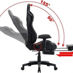 EUGAD Gaming-Stuhl (1 Stück), mit Fußstütze Racing Stuhl Drehstuhl Bürostuhl Schreibtischstuhl PC Stuhl mit Wippfunktion Höhenverstellbar Kunstleder Weiß Grau, Rot, Weiß 42 EUGAD Gaming-Stuhl (1 Stück), mit Fußstütze Racing Stuhl Drehstuhl Bürostuhl Schreibtischstuhl PC Stuhl mit Wippfunktion Höhenverstellbar Kunstleder Weiß Grau, Rot, Weiß -Eugad Möbel Einkaufen 328e065c eef0 4c2a 84f7 f57467f61043